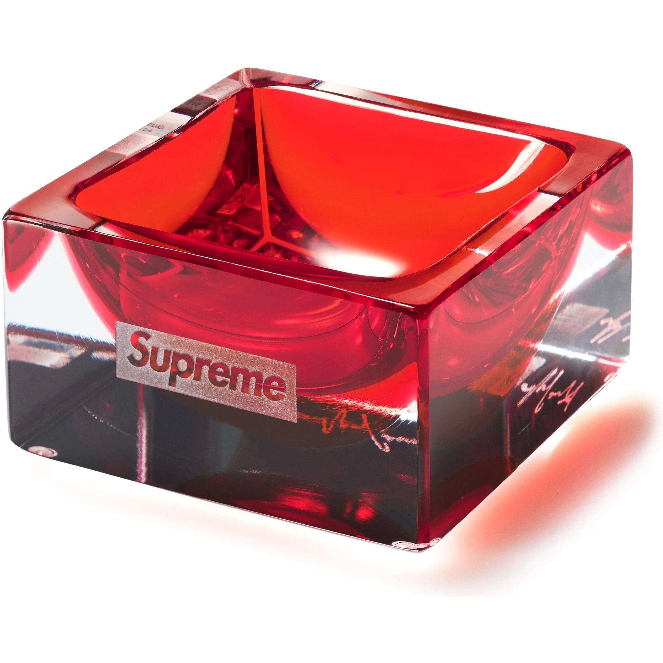 Supreme Supreme Murano Ashtray (FW24) - Clear - $498