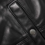 Supreme Supreme Schott Chevron Leather Down Puffer Jacket (FW24) - Black