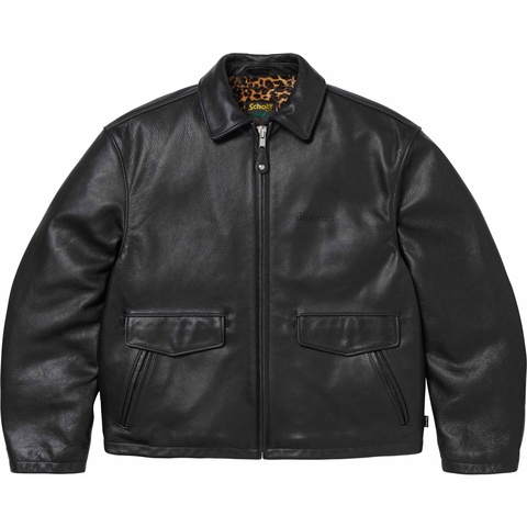 Supreme schott レザーライダースジャケット Supreme - supreme schott レザージャケット ライダース 革ジャンの
