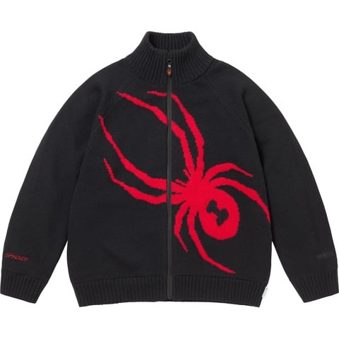 Supreme Supreme®/Spyder® WINDSTOPPER® Zip Up Sweater - Black