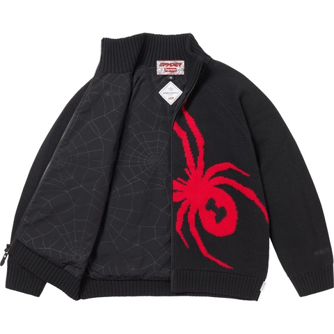 Supreme Supreme®/Spyder® WINDSTOPPER® Zip Up Sweater - Black
