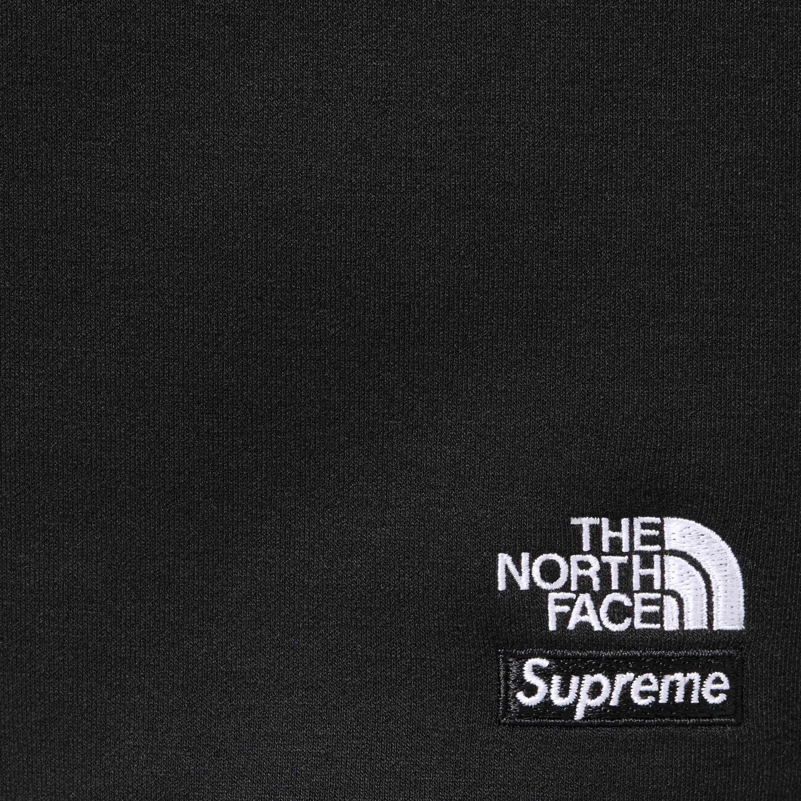 Supreme Supreme The North Face Down Zip Up Hooded Sweatshirt (FW24) - Black - $298
