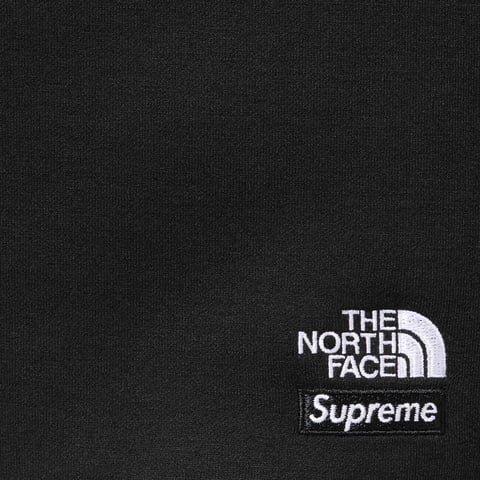 Supreme Supreme®/The North Face® Down Zip Up Hooded Sweatshirt - Black