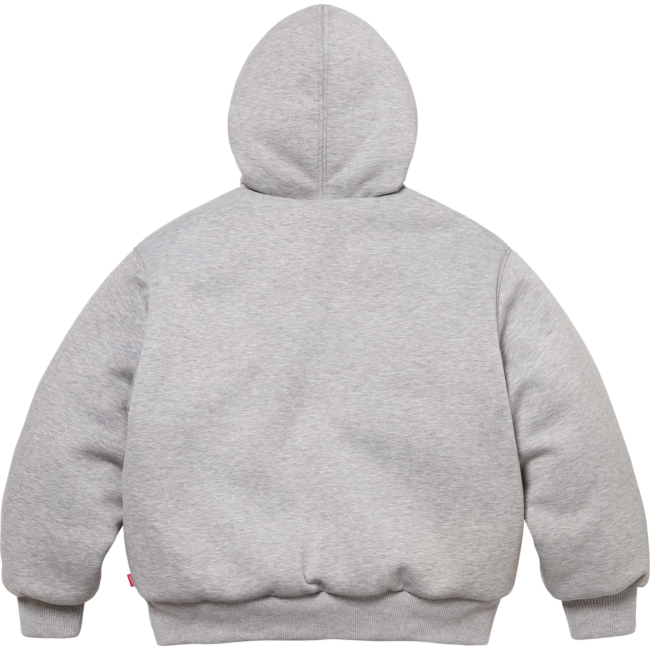 Supreme Supreme The North Face Down Zip Up Hooded Sweatshirt (FW24) - Heather Grey - $298