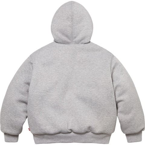 服/ファッション Supreme TheNorth FaceDownFilledZipUpHooded Sweatshirt HeatherGrey Supreme®/The North Face® Down Zip Up Hooded Sweatshirt - Supreme