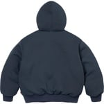 Supreme Supreme The North Face Down Zip Up Hooded Sweatshirt (FW24) - Navy