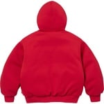 Supreme Supreme The North Face Down Zip Up Hooded Sweatshirt (FW24) - Red