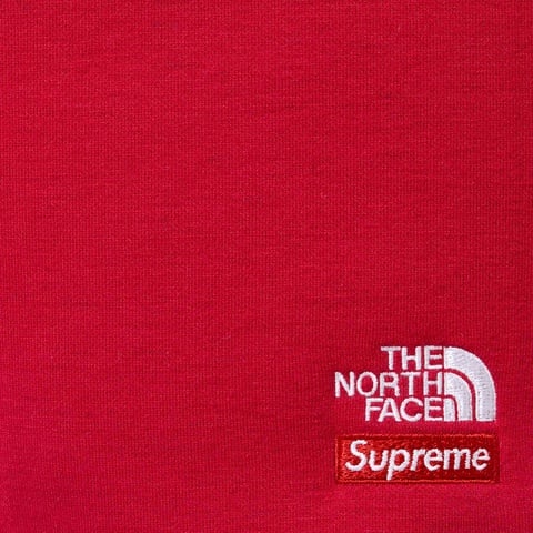 Supreme Supreme®/The North Face® Down Zip Up Hooded Sweatshirt - Red