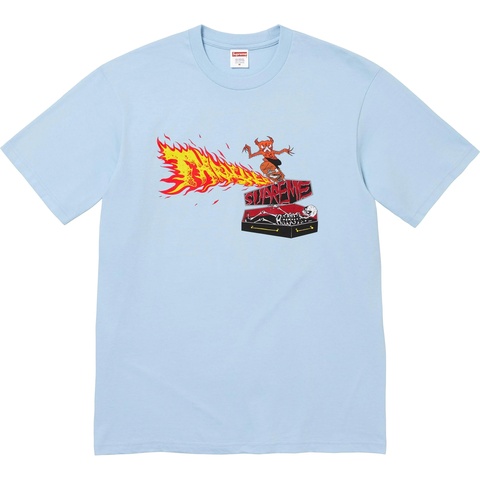 Supreme Supreme®/Thrasher® Back Tail Tee - Powder Blue