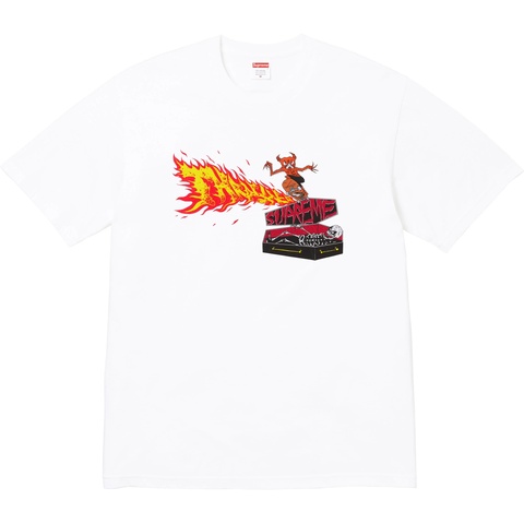 Supreme Supreme®/Thrasher® Back Tail Tee - White