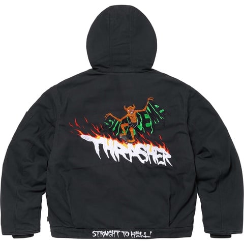 Supreme®/Thrasher® Hooded Work Jacket - Supreme
