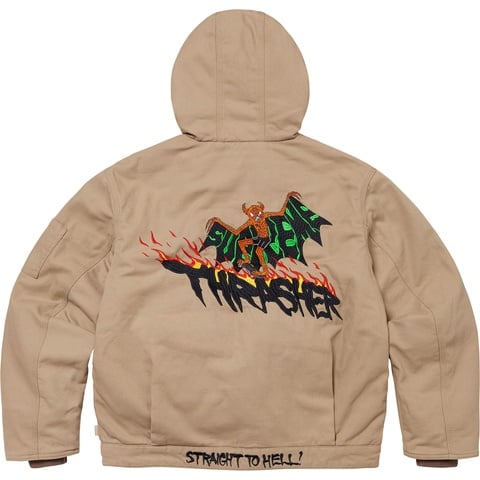 Supreme®/Thrasher® Hooded Work Jacket - Supreme