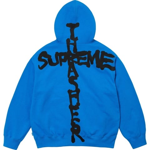 Supreme Supreme®/Thrasher® Zip Up Hooded Sweatshirt - Bright Blue