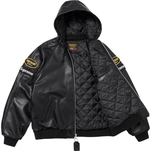 Supreme®/Vanson Leathers® Hooded Work Jacket - Supreme