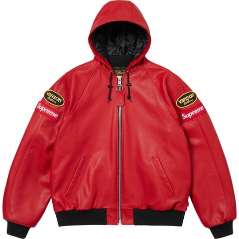 Supreme®/Vanson Leathers® Hooded Work Jacket - Supreme