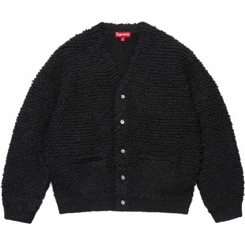 Supreme Textured Knotted Cardigan XL 黒 Textured Knotted Cardigan - fall/winter 2024 - Supreme