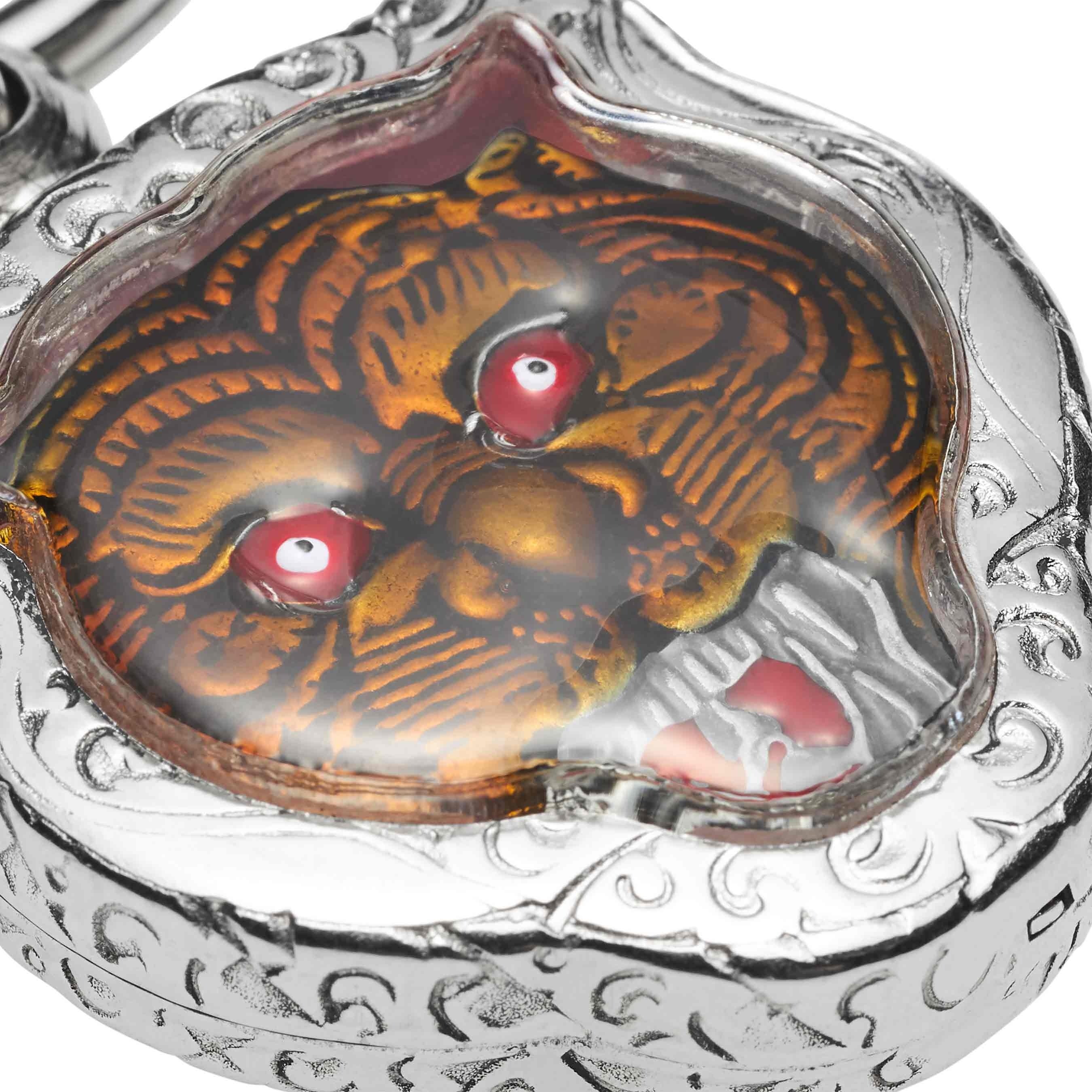 Supreme Tiger Keychain (FW24) - Silver - $28