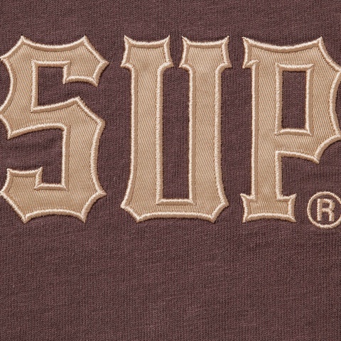 Supreme Twill Appliqué S/S Top - Brown