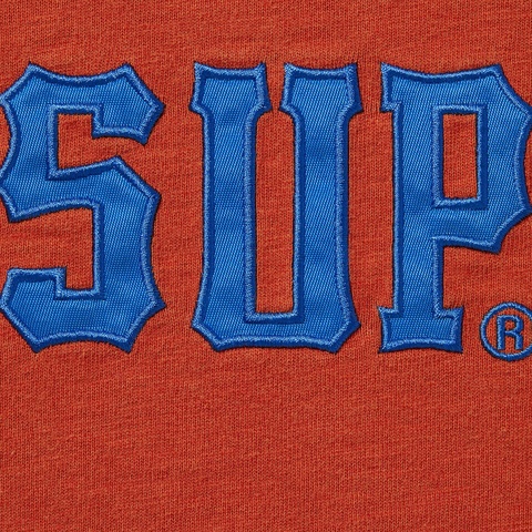 Supreme Twill Appliqué S/S Top - Orange