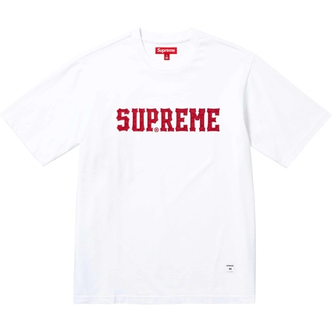 定価以下 supreme twill applique s/s top sサイズ Twill Appliqué S/S Top - fall/winter 2024 - Supreme