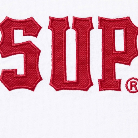 Supreme Twill Appliqué S/S Top - White