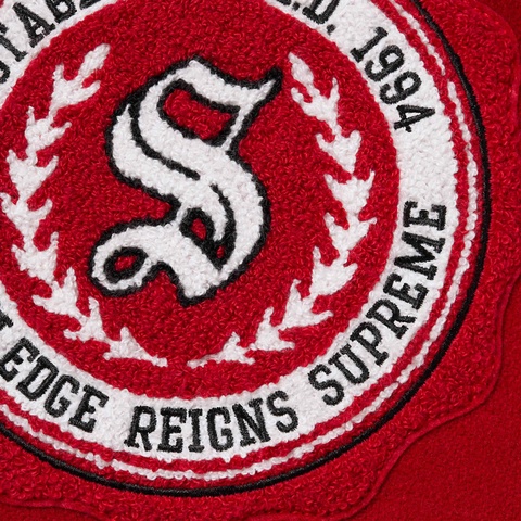 Supreme Veritas Varsity Jacket - Red