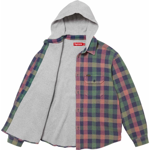 Waffle Plaid Hooded Shirt - fall/winter 2024 - Supreme