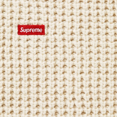 Supreme Waffle Small Box Sweater - Stone