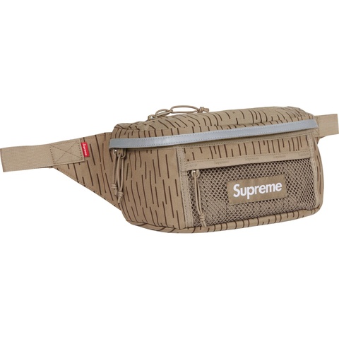 Supreme Waist Bag - Tan Raindrop