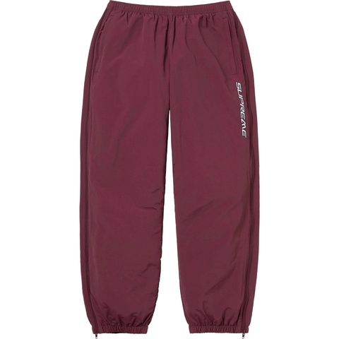 Supreme Warm Up Pant - Burgundy