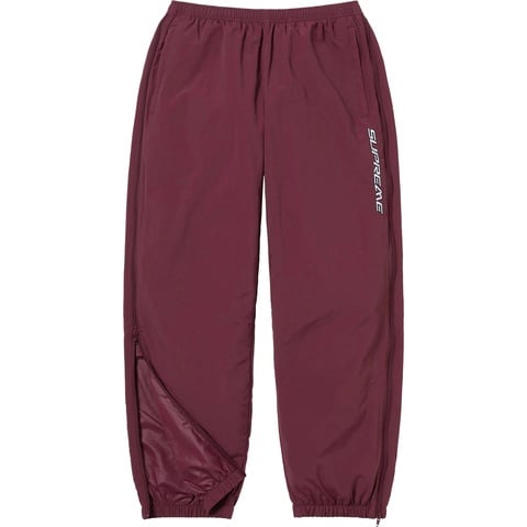 Supreme Warm Up Pant - Burgundy