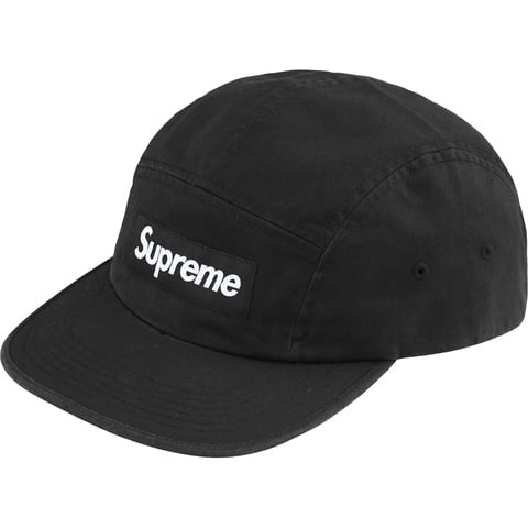 Washed Chino Twill Camp Cap - fall/winter 2024 - Supreme