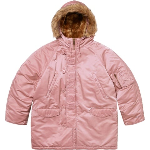 Washed Flight Satin N-3B Parka - fall/winter 2024 - Supreme
