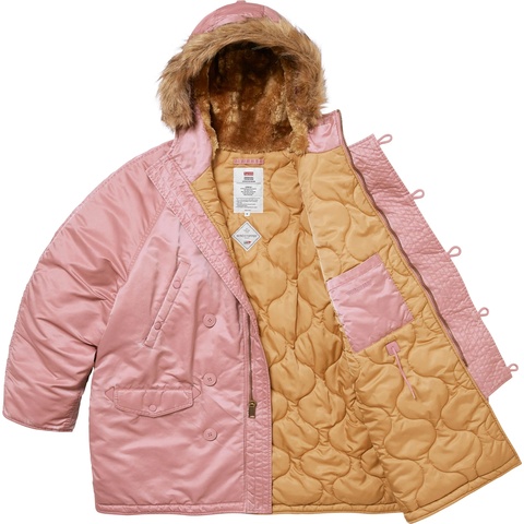 ジャケット・アウター Supreme Washed Flight Satin N-3B Parka Washed Flight Satin N-3B Parka - fall/winter 2024 - Supreme