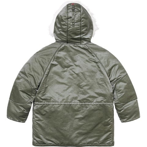 Washed Flight Satin N-3B Parka - fall/winter 2024 - Supreme