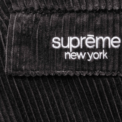 Supreme Wide Wale Corduroy Cargo Pant - Black