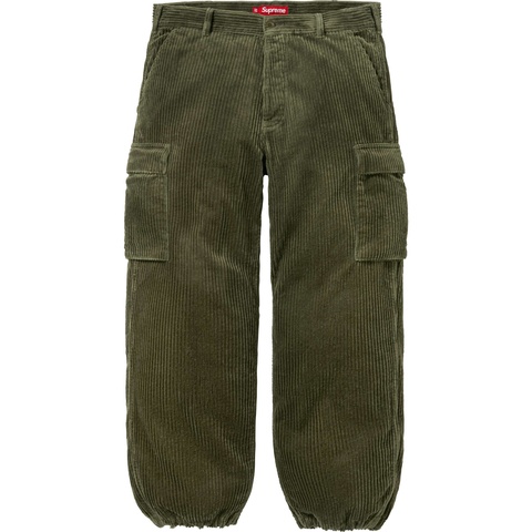 Supreme Wide Wale Corduroy Cargo Pant - Olive