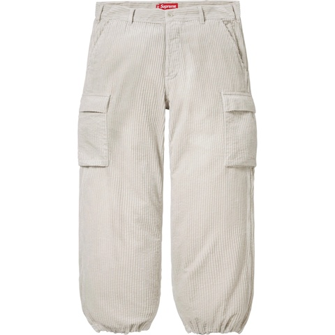 Supreme Wide Wale Corduroy Cargo Pant - Stone