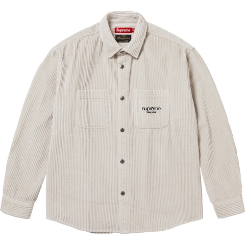 Wide Wale Corduroy Snap Shirt - fall/winter 2024 - Supreme