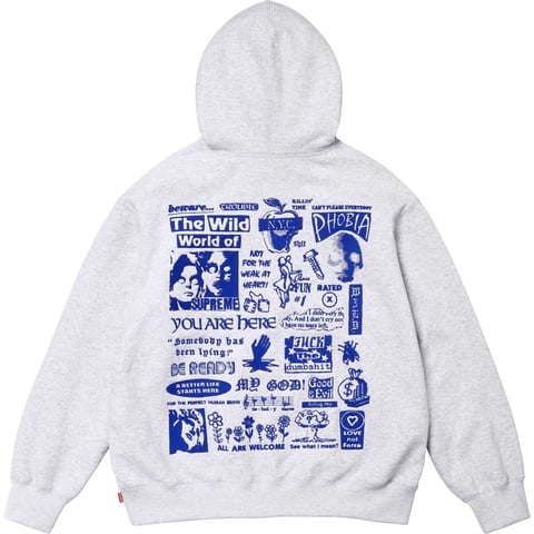 Wild Embroidered Hooded Sweatshirt - Supreme
