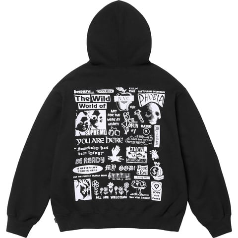 Wild Embroidered Hooded Sweatshirt - Supreme