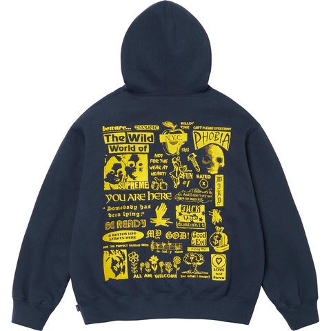 Wild Embroidered Hooded Sweatshirt - Supreme