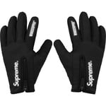 Supreme WINDSTOPPER Zip Gloves (FW24) - Black