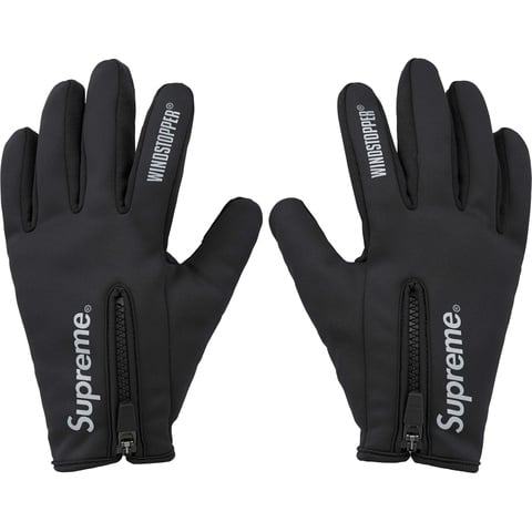 WINDSTOPPER® Zip Gloves - fall/winter 2024 - Supreme