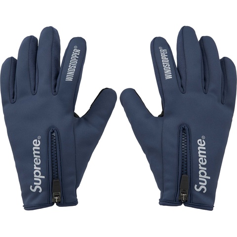 WINDSTOPPER® Zip Gloves - fall/winter 2024 - Supreme