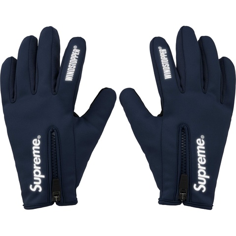 WINDSTOPPER® Zip Gloves - fall/winter 2024 - Supreme
