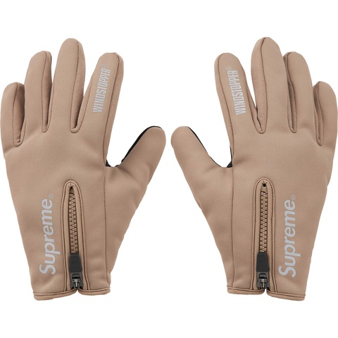 WINDSTOPPER® Zip Gloves - fall/winter 2024 - Supreme