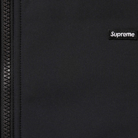 Supreme WINDSTOPPER® Zip Up Hooded Sweatshirt - Black