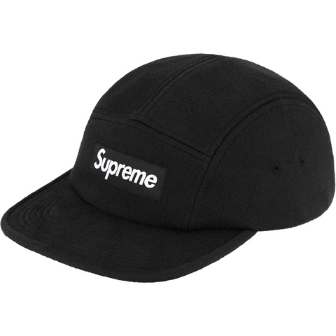 Supreme Wool Camp Cap - Black