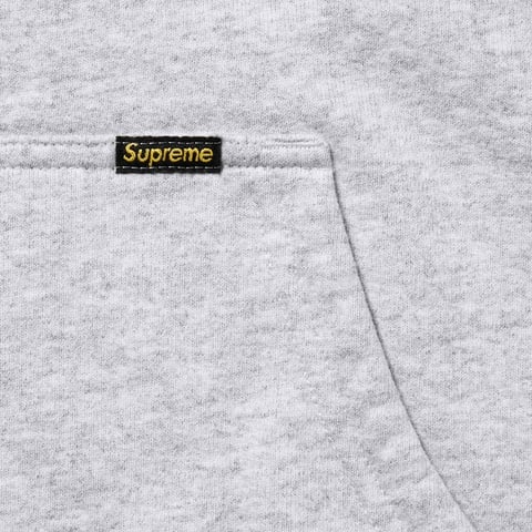 Supreme Work Zip Up Hooded Sweatshirt - Ash Grey